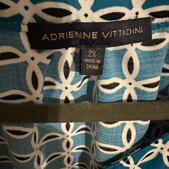 Adrienne Vittadini blouse 2X - Picture 5 of 7
